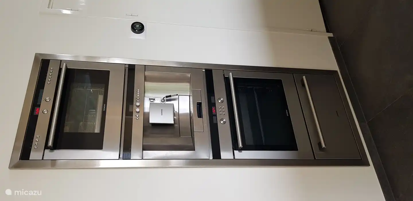 Konventioneller Backofen und Dampfgarer