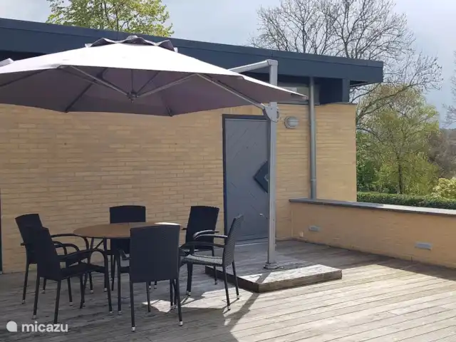 Villa Geuldal | Pays-Bas, Limbourg, Vijlen - villa De la cuisine et du salon au 1er étage accès direct à une très spacieuse terrasse sur le toit