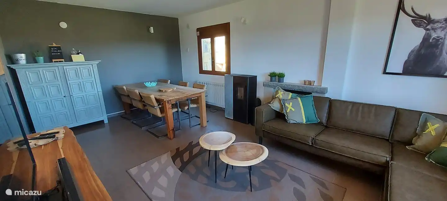 living room and dining room