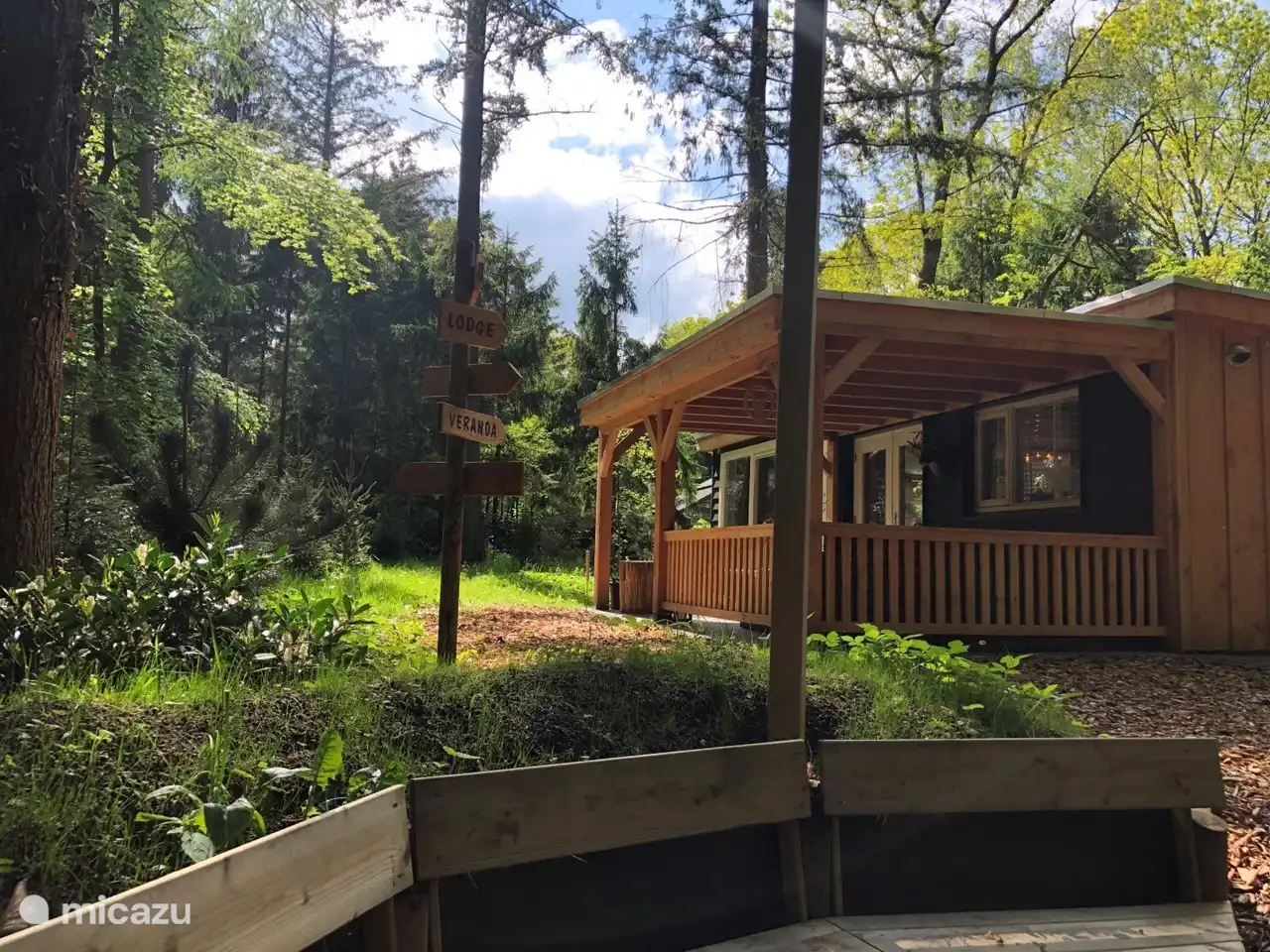 Vue du foyer au lodge