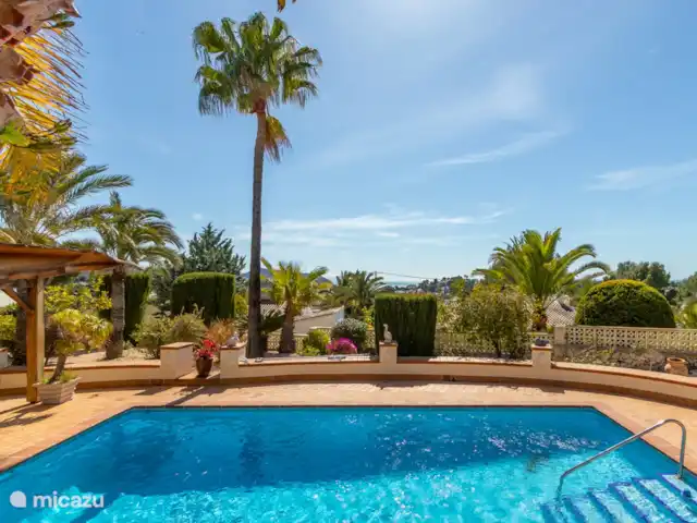 Villa La Joya Grande | Espagne, Costa Blanca, Moraira - villa Vue du jardin sur le paysage.