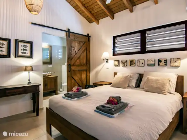 Villa Miali Ariba, Jan Thiel | Curaçao, Banda Ariba (est), Jan Thiel - maison mitoyenne Chambre à coucher