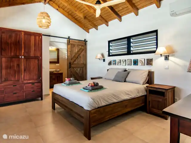 Villa Miali Ariba, Jan Thiel | Curaçao, Banda Ariba (est), Jan Thiel - maison mitoyenne Chambre à coucher