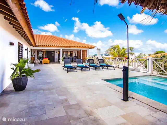 Villa Miali Ariba, Jan Thiel | Curaçao, Banda Ariba (est), Jan Thiel - maison mitoyenne Terrasse de piscine