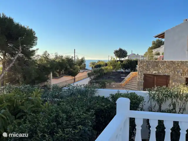 Casa Tyjuana en España, Costa Blanca, Benissa - villa Vista al mar desde la terraza del desayuno