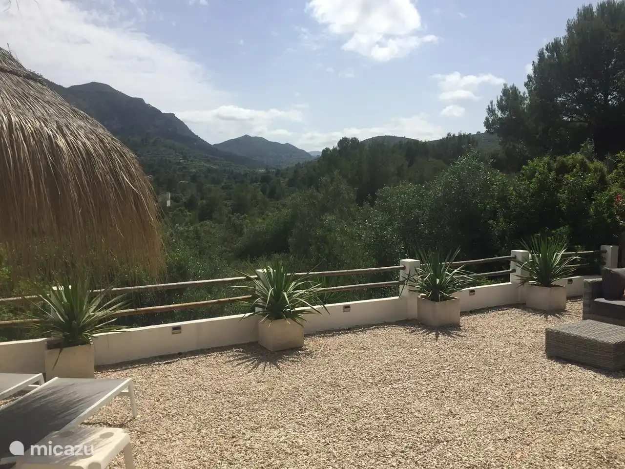 About 55 square meters.