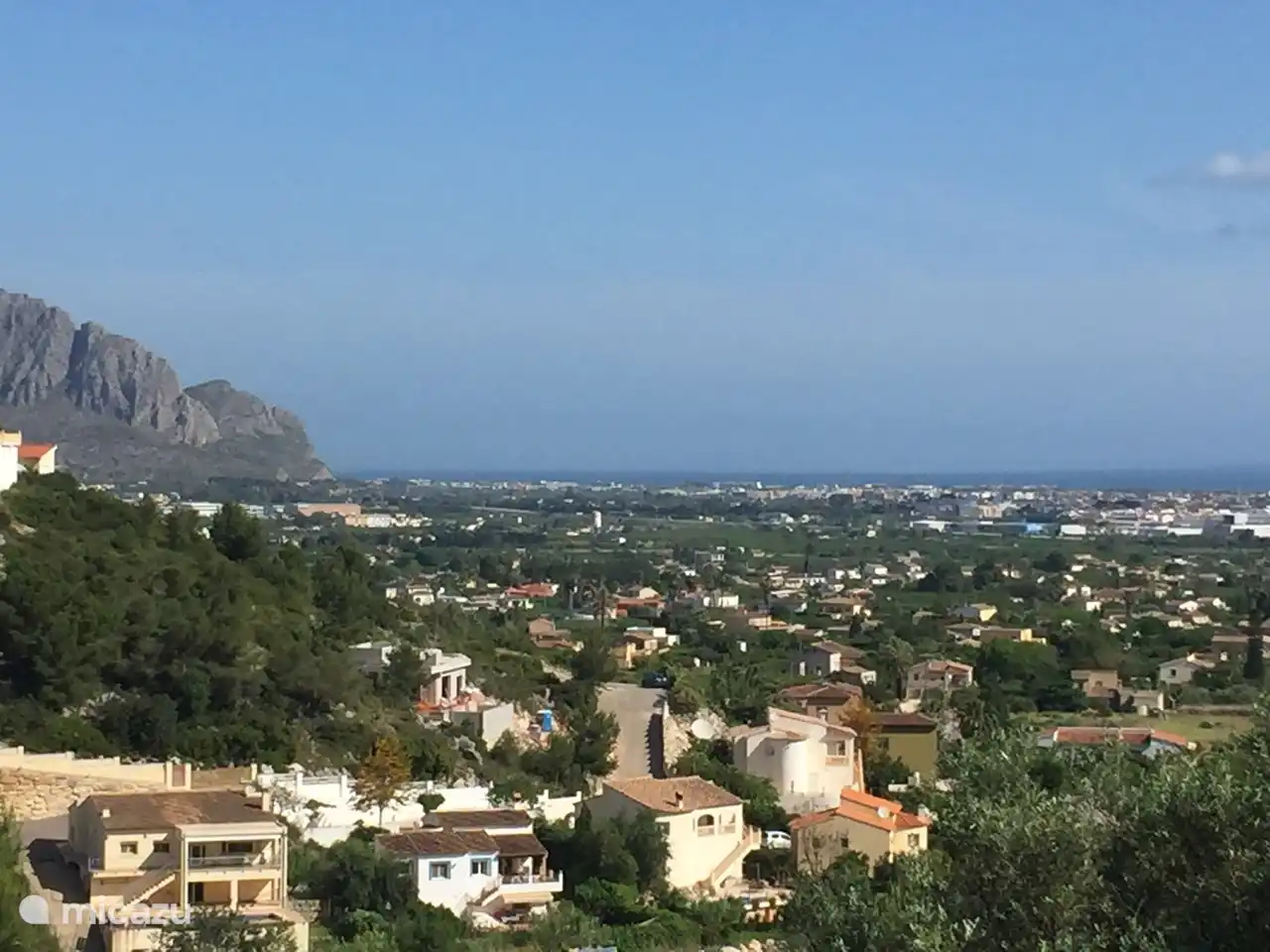 If you walk 100 meters up, you will see the sea.