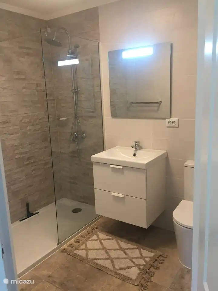 Luxurious bathroom with extraction.