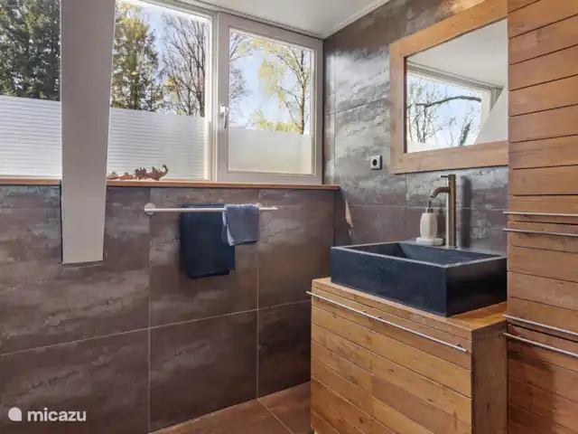 't Boshuis | Pays-Bas, Brabant-Septentrional, Baarle-Nassau - bungalow Salle de Bains