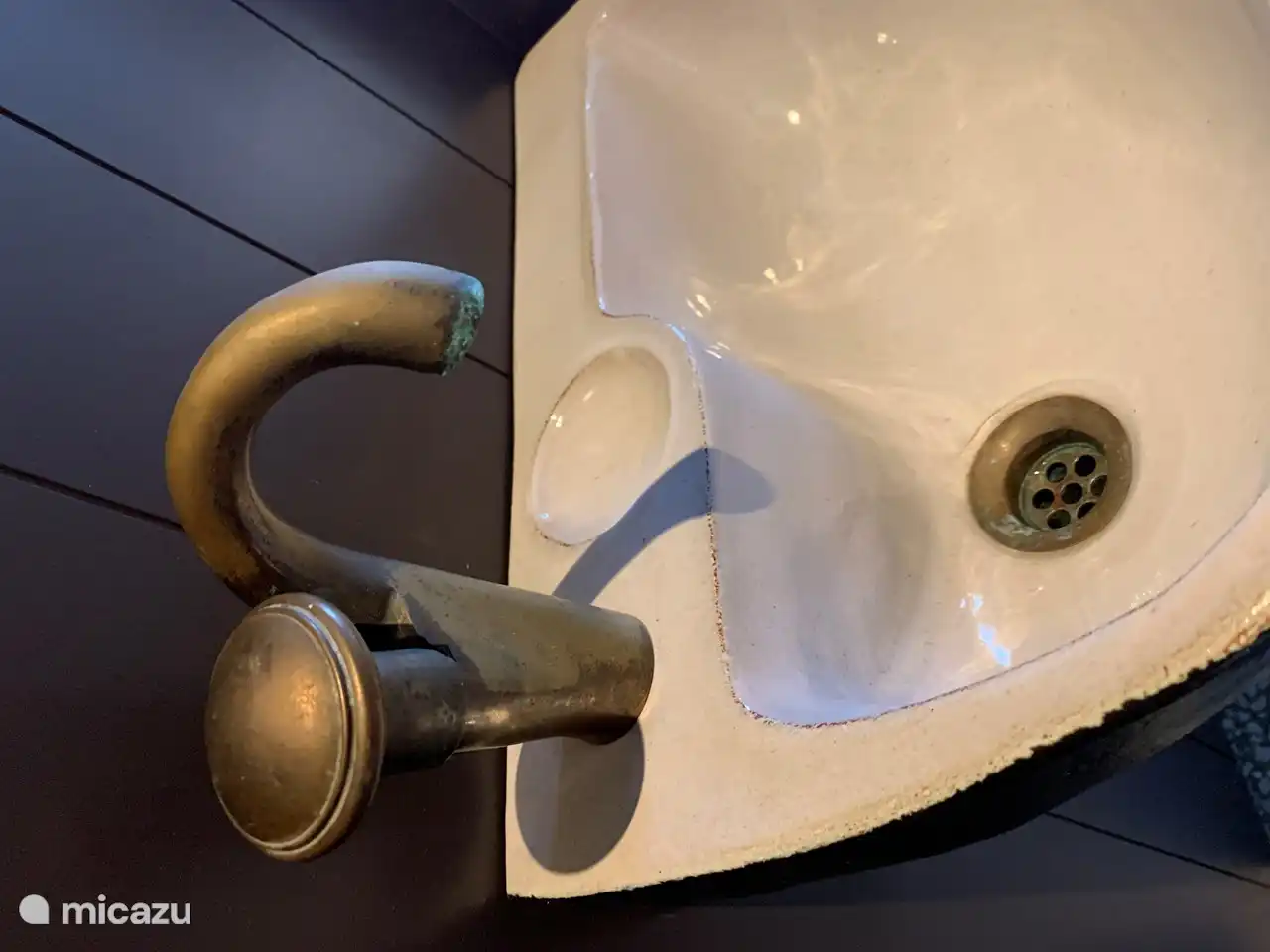 Detail Toilette im Erdgeschoss