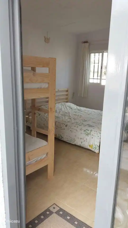 Separate bedroom entrance.