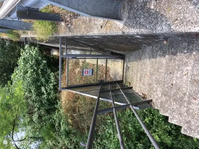 On the other side of our entrance are the stairs to the water,