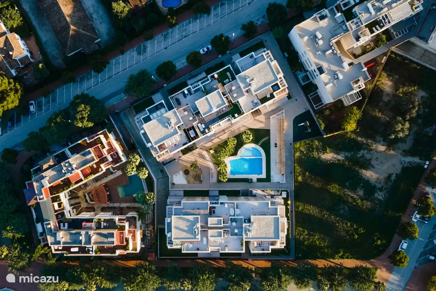 Top view of the beautiful complex.