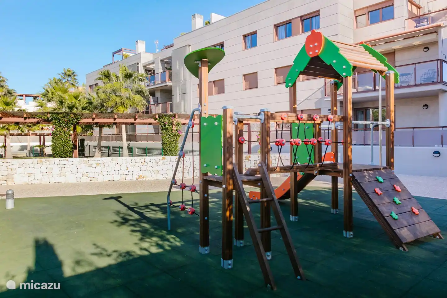 Playset for children on the complex.