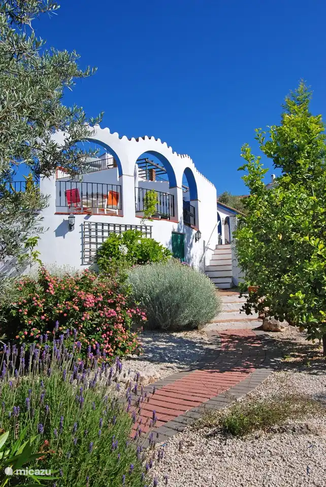 Die Treppe zum Haus.