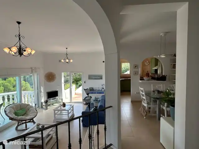 Casa Rena huren in Spanje, Costa Blanca, Orba - villa Splitlevel huiskamer en eetkamer