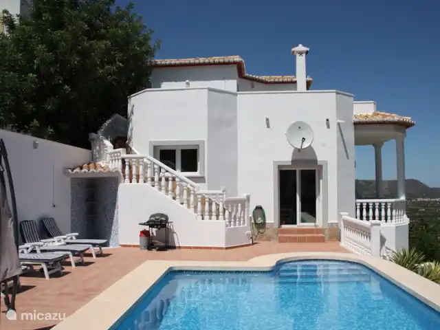 Casa Rena huren in Spanje, Costa Blanca, Orba - villa Het terras bij het zwembad, heerlijk privé