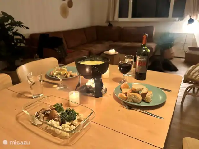 Maison forestière Nunspeet B40 | Pays-Bas, Gueldre, Nunspeet - maison de vacances dîner d'impression d'ambiance