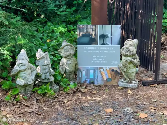 Maison forestière Nunspeet B40 | Pays-Bas, Gueldre, Nunspeet - maison de vacances Les gnomes à la porte