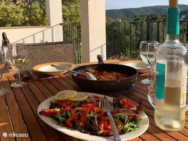 vakantiehuis huren in Spanje, Costa Brava, Calonge – Villa Vista Bonita Genieten op het terras