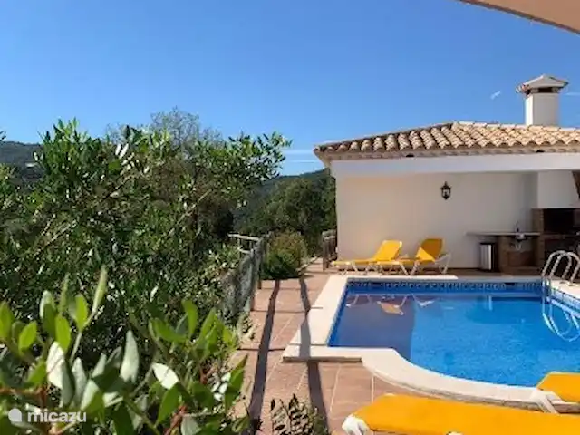 vakantiehuis huren in Spanje, Costa Brava, Calonge – Villa Vista Bonita Zwembadzijde
