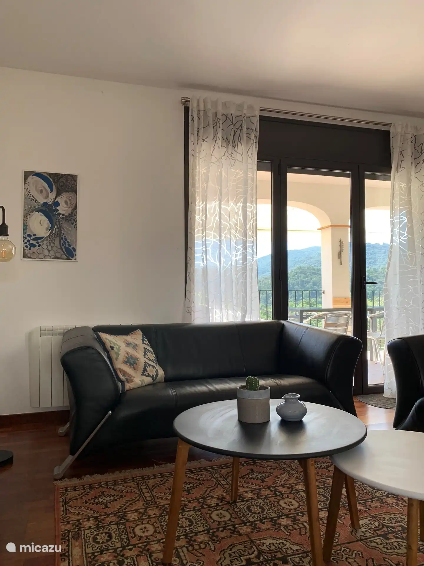 Blick aus dem Wohnzimmer