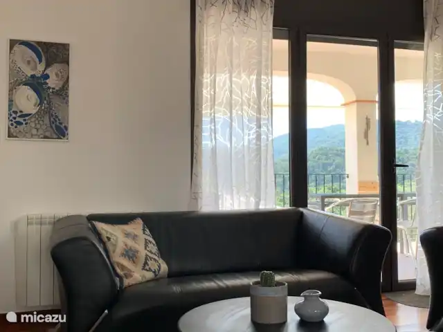 vakantiehuis huren in Spanje, Costa Brava, Calonge – Villa Vista Bonita Uitzicht vanuit living