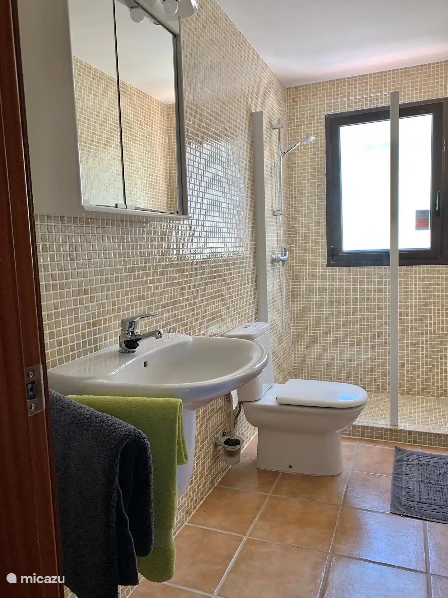 Badezimmer mit Dusche