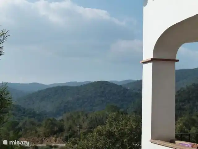 vakantiehuis huren in Spanje, Costa Brava, Calonge – Villa Vista Bonita Uitzicht vanaf het terras