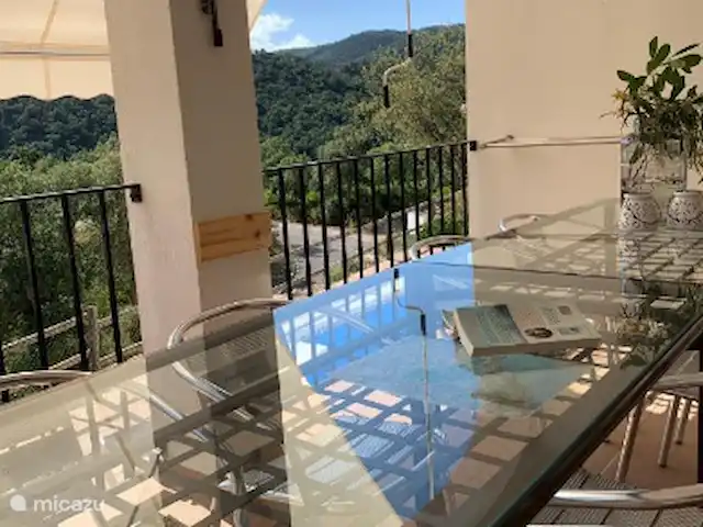 vakantiehuis huren in Spanje, Costa Brava, Calonge – Villa Vista Bonita Terras met uitzicht op zwembad