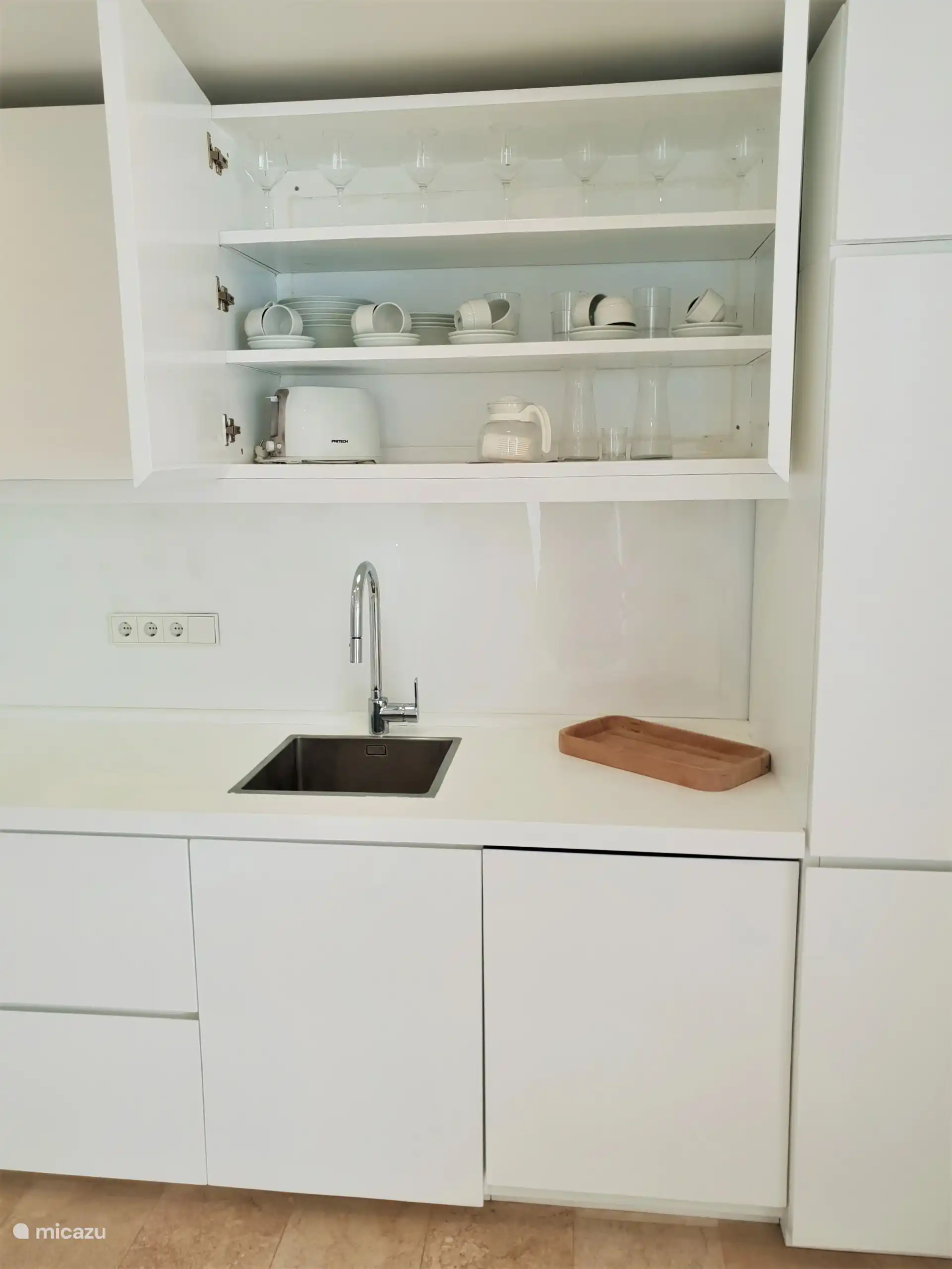 In de keuken vind je alles wat je nodig hebt voor een heerlijk verblijf. 