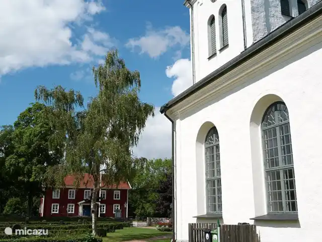 Chalet du lac Agundaborg | Suède, Småland, Ljungby - gîte / cottage L’église d’Agunnaryds à distance de marche de la maison
