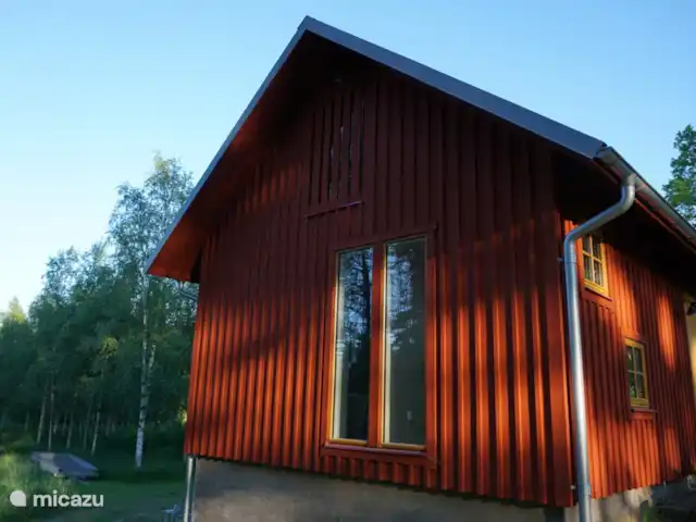 Chalet du lac Agundaborg | Suède, Småland, Ljungby - gîte / cottage Le côté des deux chambres.
