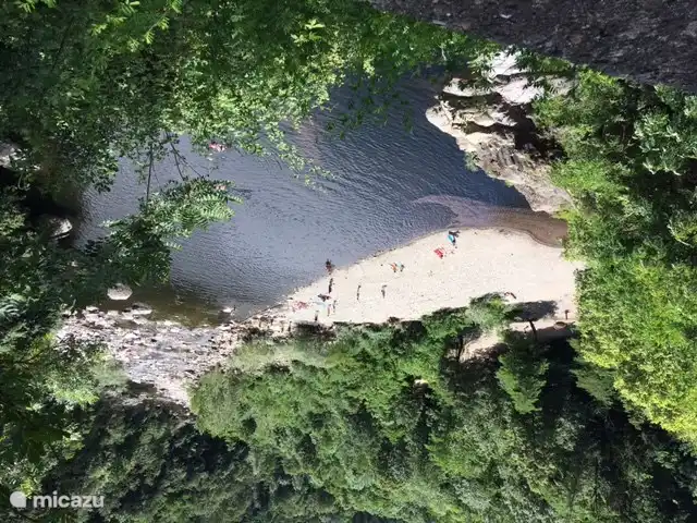 Enjoy swimming and sunbathing in the clear waters of Valle Calombina