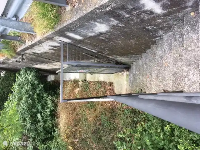 Opposite our entrance is the staircase to the Lago