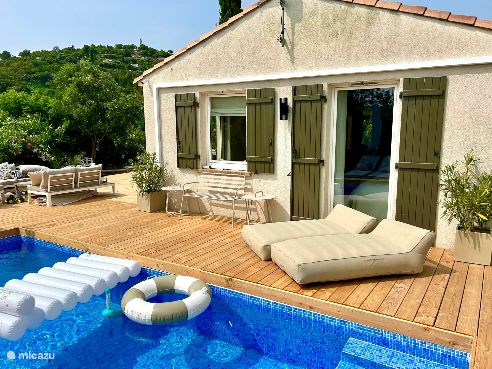 Haus mit Pool in der Nähe von Ste Maxime in Frankreich, Côte d´Azur, Le Muy  - Ferienhaus