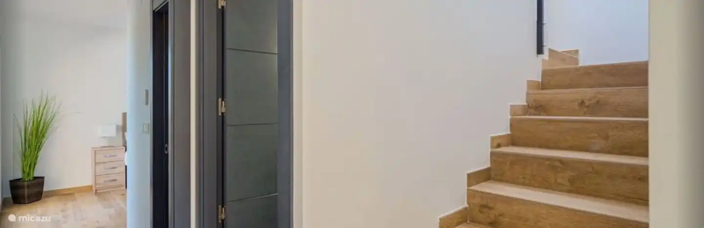 La escalera aireada.