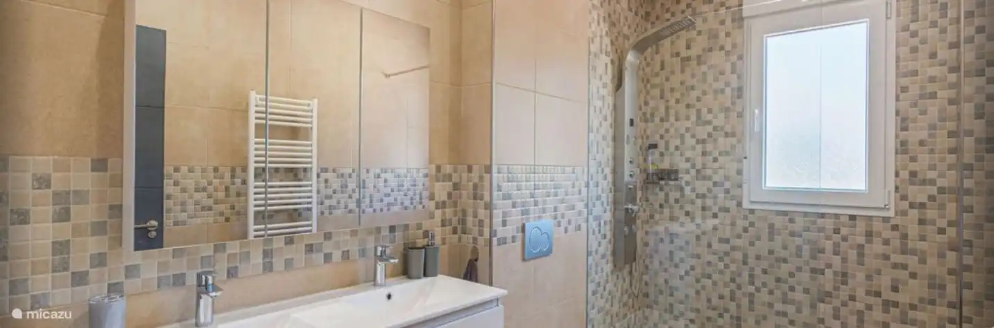 Baño 1 con rociador de masaje