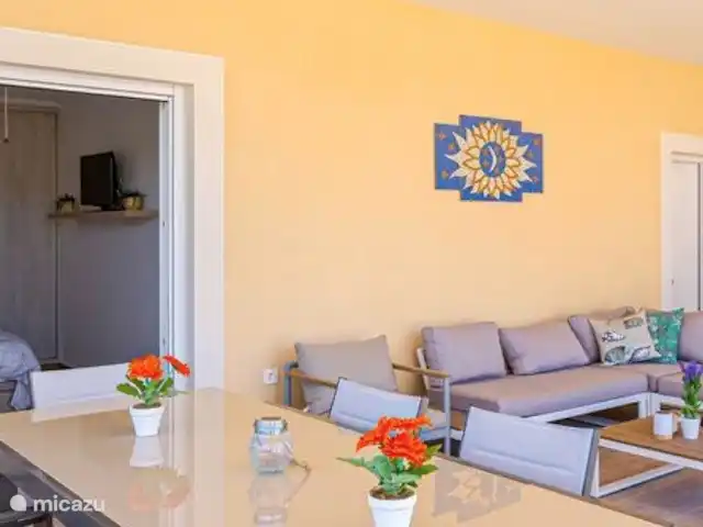 Maison Olivier | Espagne, Costa Blanca, Hondón de las Nieves - villa La terrasse est équipée de baies vitrées coulissantes, pour que vous puissiez en profiter toute l'année.