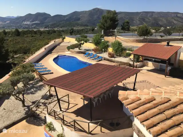 Chambre B&B avec bain à remous et terrasse sur le toit | Espagne, Costa Blanca, Benissa - chambres d'hôtes Vue depuis votre terrasse privative