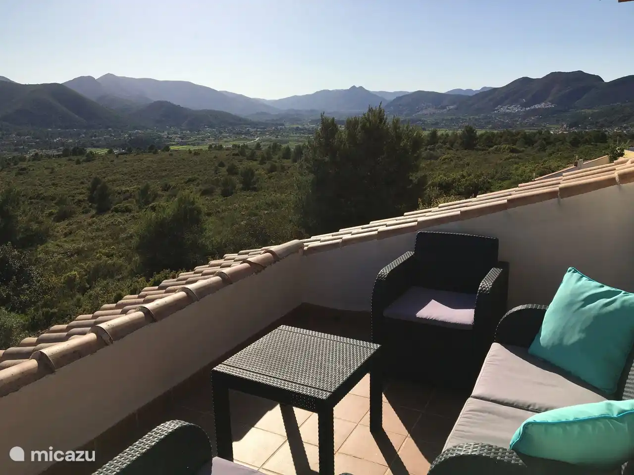 Roof terrace with a view