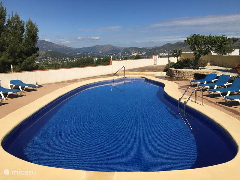Holiday home in Spain, Costa Blanca, Benissa Bed & Breakfast B&B room with bubble bath and roof terrace