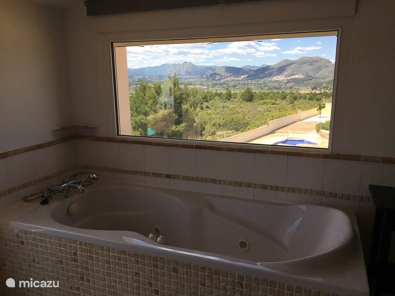 Maison de Vacances Espagne, Costa Blanca, Benissa Chambres d'hôtes Chambre B&B avec bain à remous et terrasse sur le toit