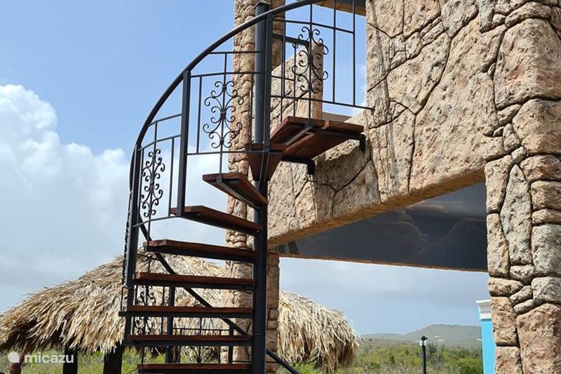 Vakantiehuis Curaçao, Banda Abou (west), Sint Willibrordus Studio Stone Fence
