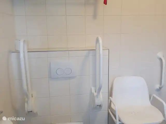 Vakantievilla De Holterenk huren in Nederland, Overijssel, Holten - vakantiehuis In valide toilet met mogelijkheid tot gebruik van de beugels.