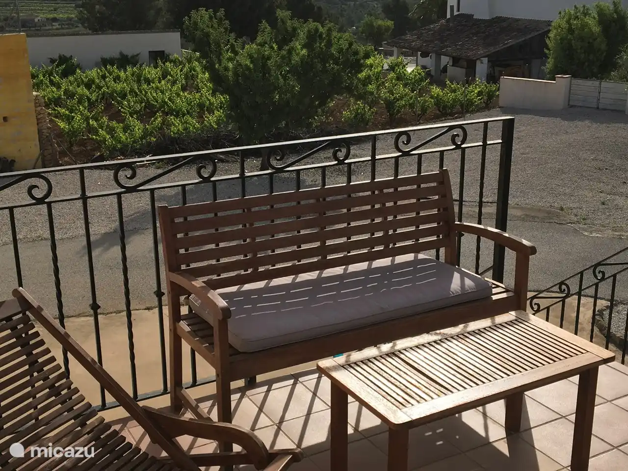 Your own entrance from the private terrace