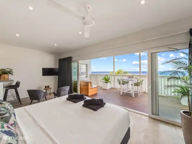 Location de Vacances Curaçao, Curaçao-Centre, Willemstad, appartement - Suite vue mer PM78 lit