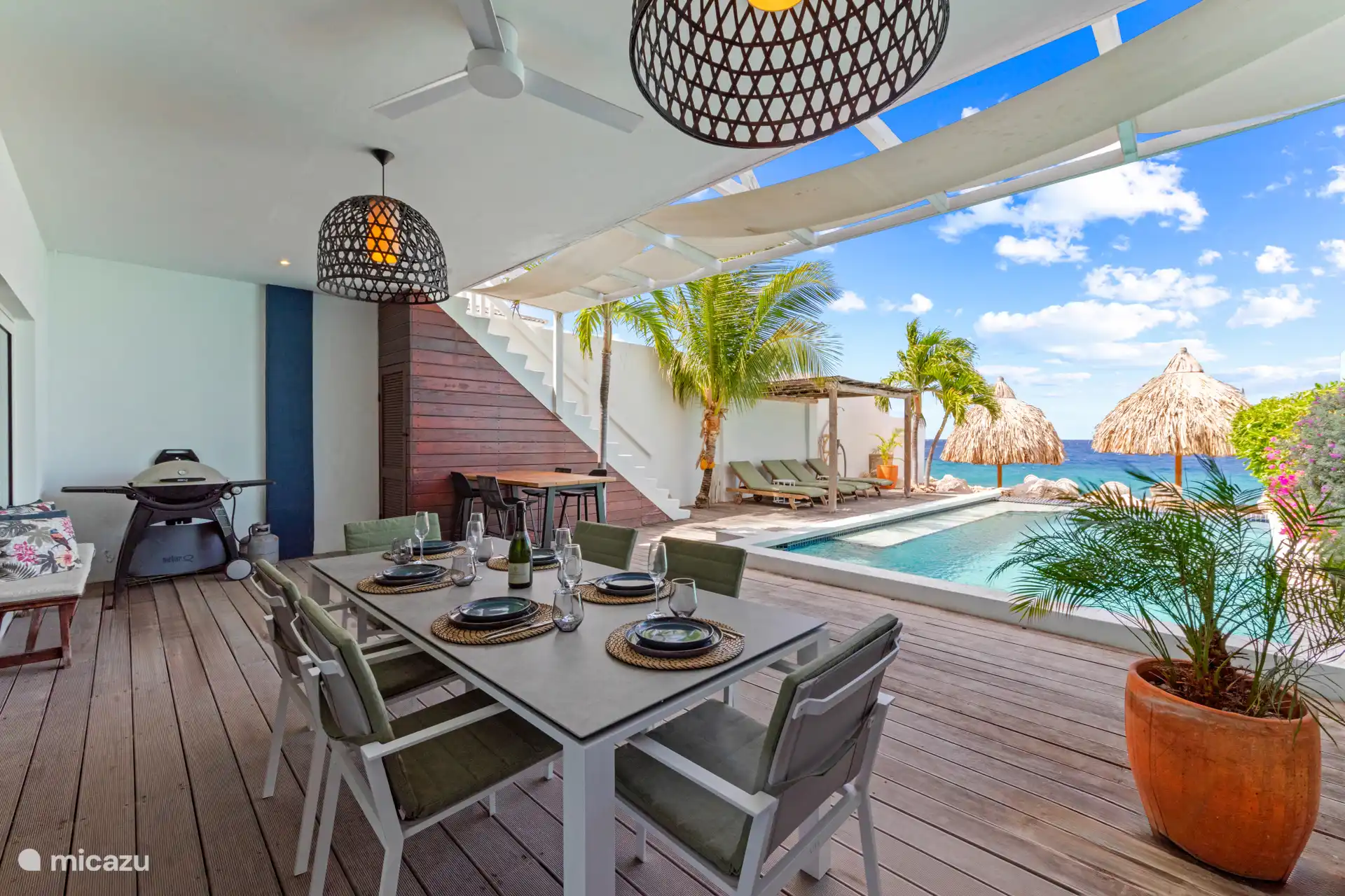 apartment, Vredenberg, Banda Ariba (East), Curaçao - PM78 Oceanfront Apartment • Private 