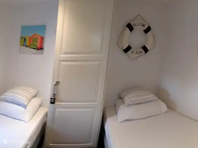 Chalet Zeeuws Vlaanderen en Países Bajos, Zelanda, Nieuwvliet-Bad - mobil home / caravana Dormitorio con 2 camas individuales