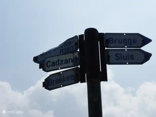 Chalet Zeeuws Vlaanderen en Países Bajos, Zelanda, Nieuwvliet-Bad - mobil home / caravana Impresión de la zona, cerca de Sluis, Breskens, Knokke y Brujas (Bélgica)